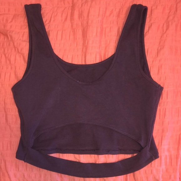 Garage Tops - GARAGE Purple crop top Garage Tops - GARAGE Purple crop top